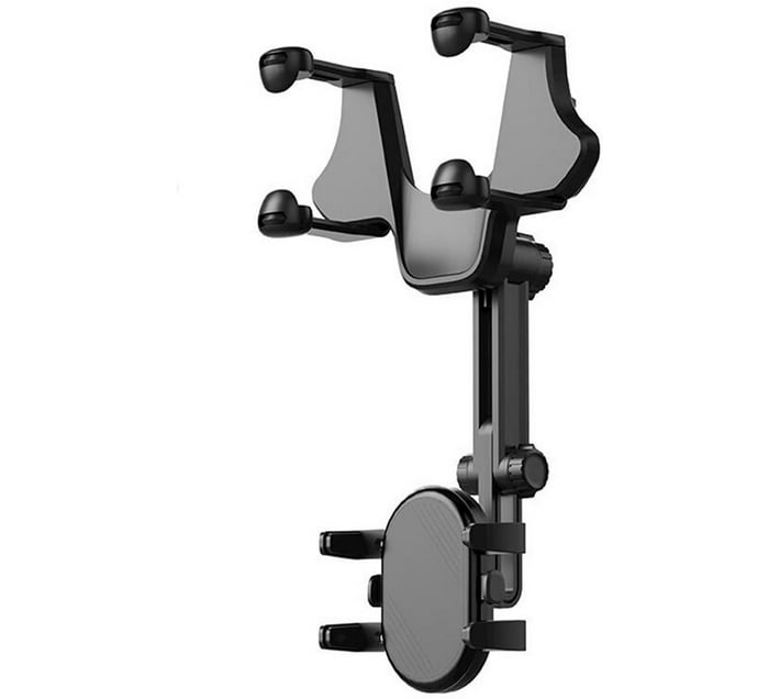 Generic Car Mobile Phone 360 Rotating Retractable Rearview Mirror Car