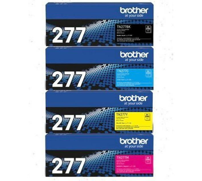 Buy Brother Genuine TN-277 Cyan/Yellow/Magenta Cartridge Black and Tri ...