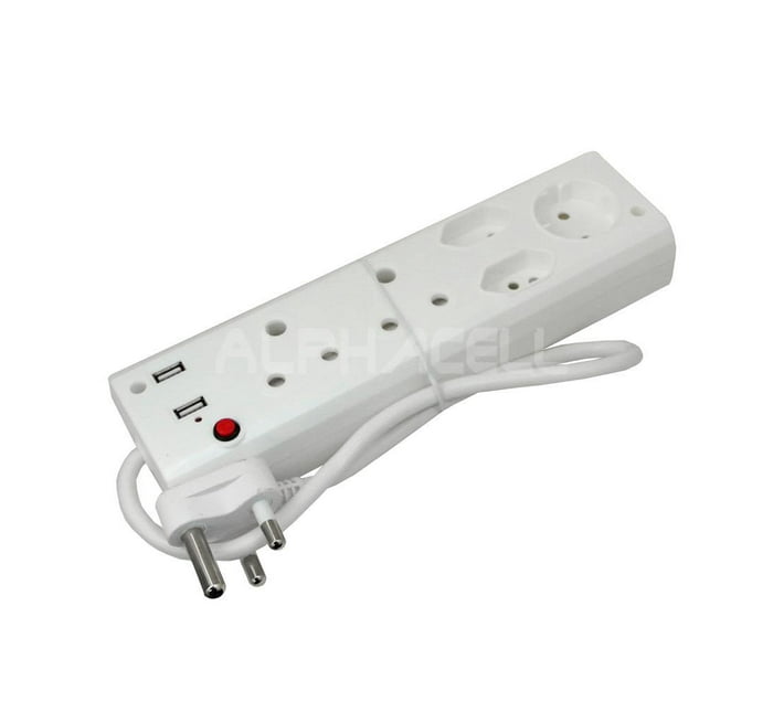 Someone’s in a Makro Alphacell MULTIPLUG - 5 WAY:2X16A,2xnew 16A,Schuko ...