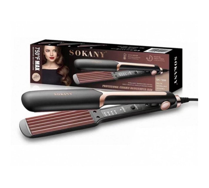 Professional Rapid Heating Ceramic Hair Crimper Iron Makro