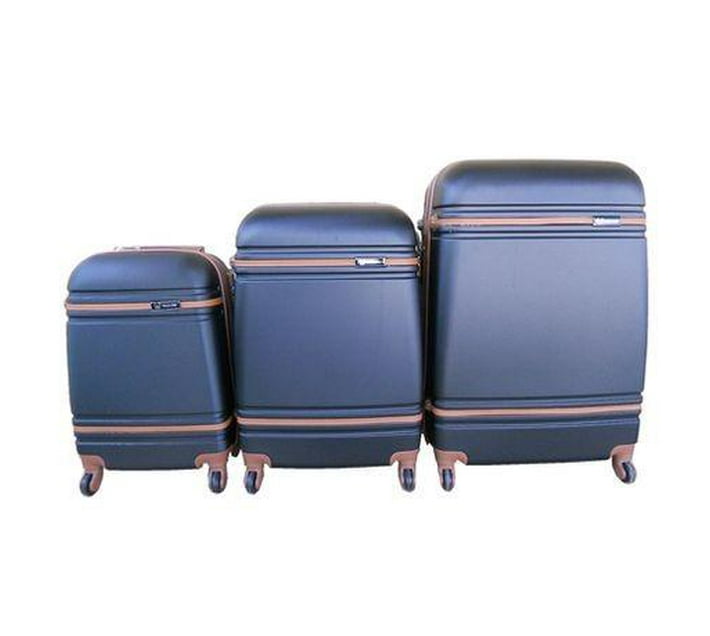 Someone’s in a Makro 3 Piece Nexco Travel Luggage Bag Set Black Mood