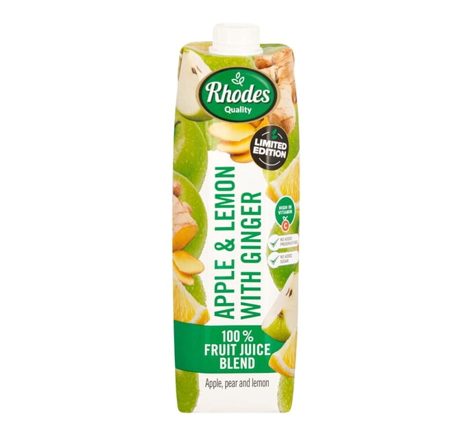 Buy Rhodes Apple & Lemon With Ginger (1lt) in Bulk | Makro Business