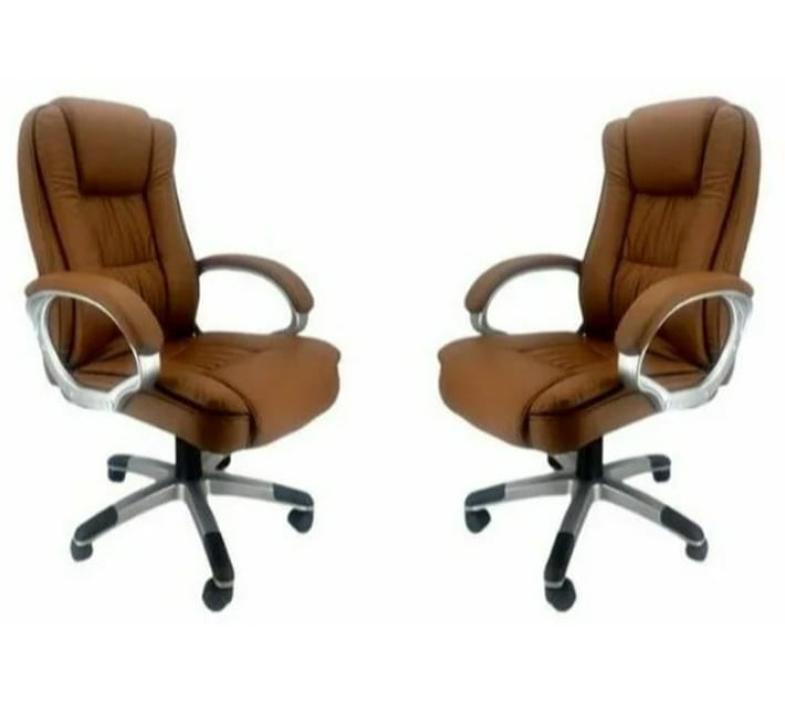 Set of 2 Executive Leather Office Chairs HAS34267563839 Office