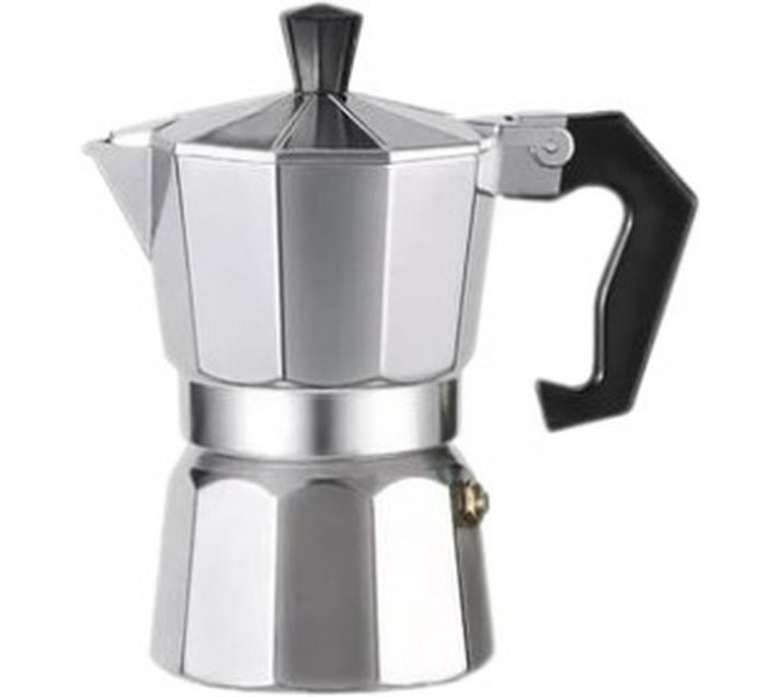 LX Modern 3 Cup Coffee Maker (Silver) Makro