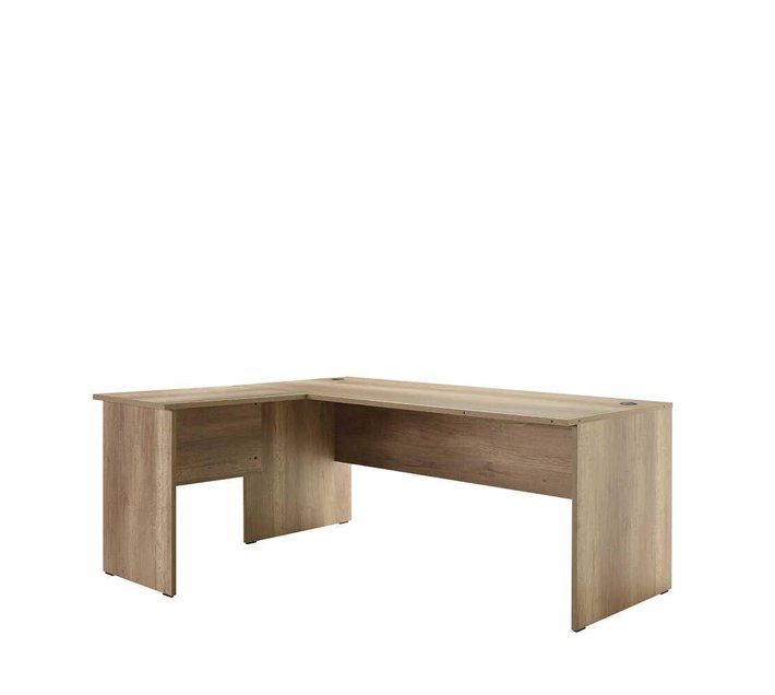 Someone’s in a Makro Adore LShaped Desk Cable Management Holes Work