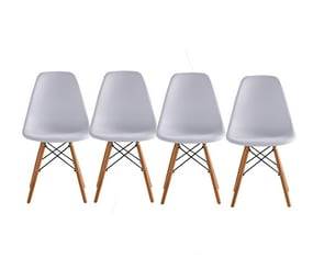 Eames Chair 4 in 1 set -White