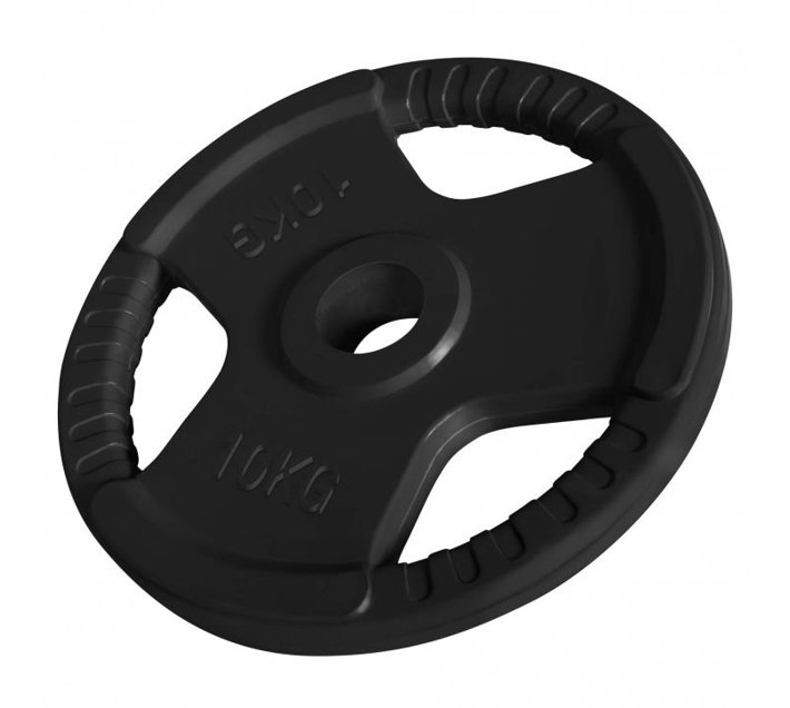 Someone’s in a Makro GORILLA SPORTS SA Rubber Tri Grip Olympic Weight