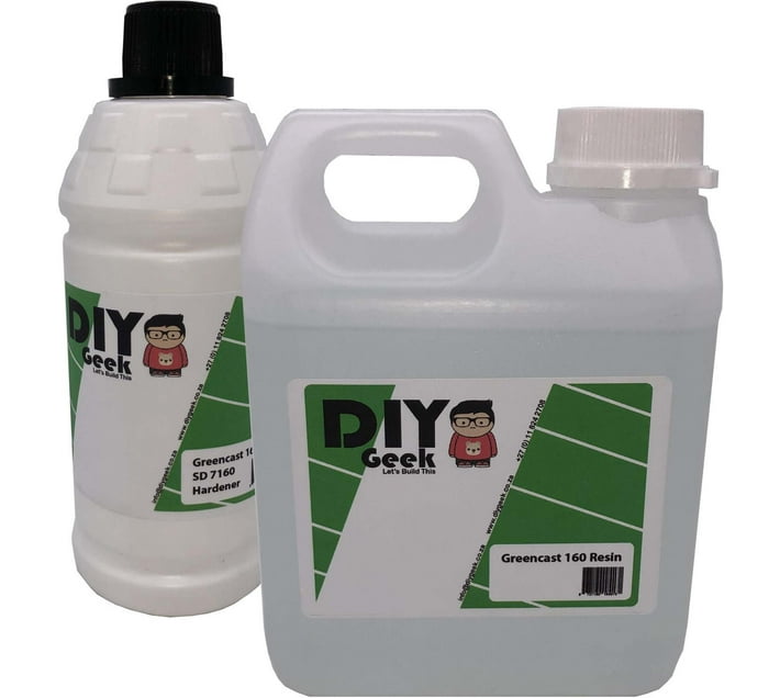 DIY Geek Greencast 160 Epoxy Resin 1.5kg Makro