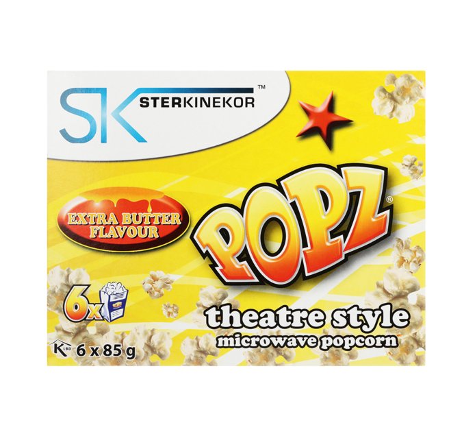 Someone’s in a Makro Sterkinekor Microwave Popcorn Extra Butter (1 x 6