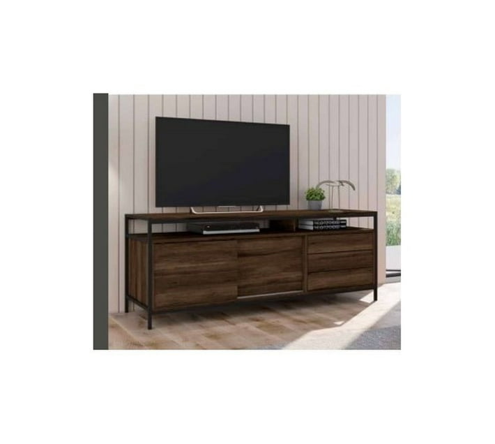 Someone’s in a Makro Metal Line TV Unit Stand With Drawers Flat Pack 182323 Mood