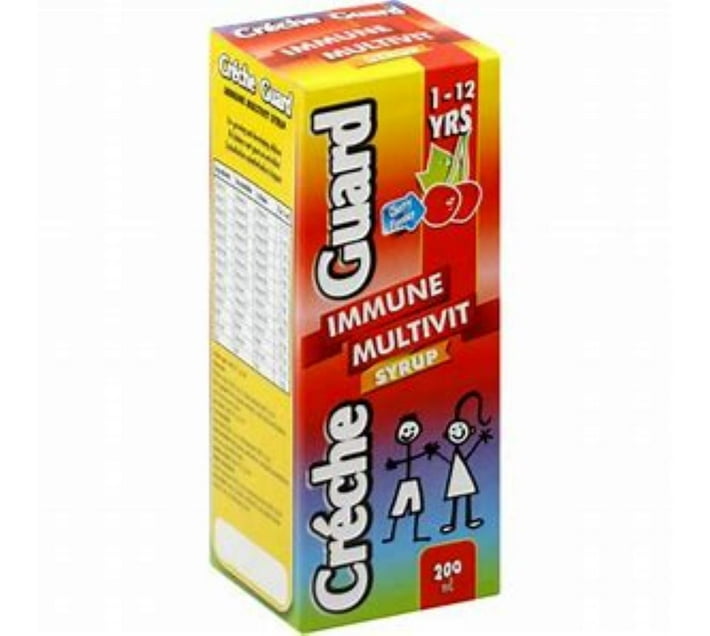 creche guard Immune Multivit Syrup Liquid (200 ml) Makro