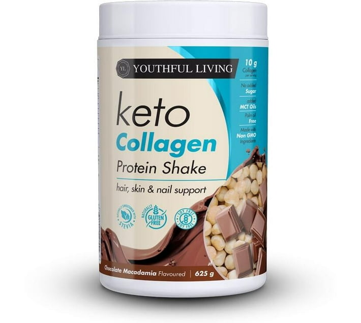 Youthful Living Keto Collagen Protein Shake (625g) Whey Protein Makro