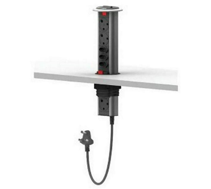 Powerlogic PDMK1 Three Pin Plug (Black) Makro