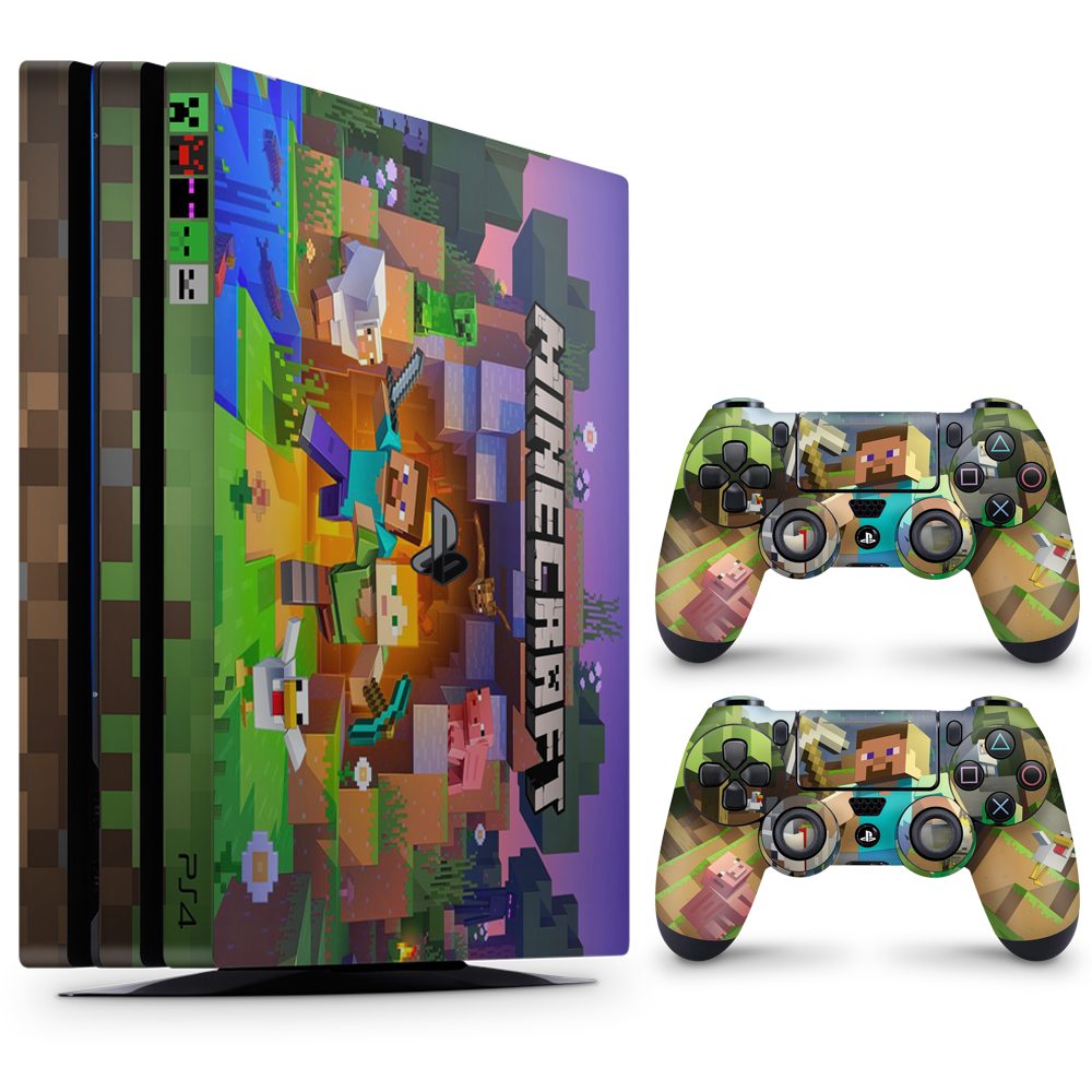 Someone’s In A Makro SkinNit Decal Skin For PS4 Pro: Minecraft Mood