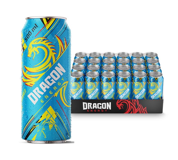 Someone’s in a Makro Dragon Energy Drink Dry Lemon (24 x 500ml) Mood