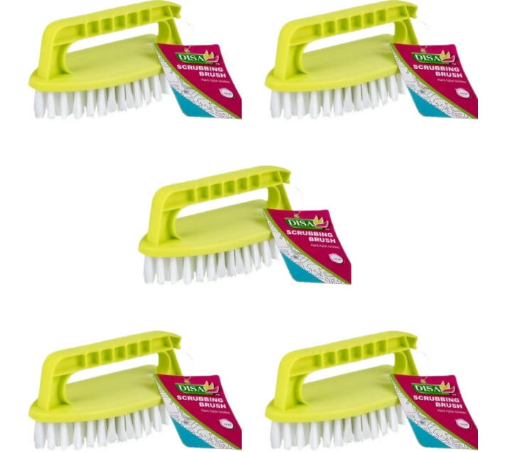 AZ Decor 027078343 Nylon Brush with Plastic Handle Wet and Dry Brush