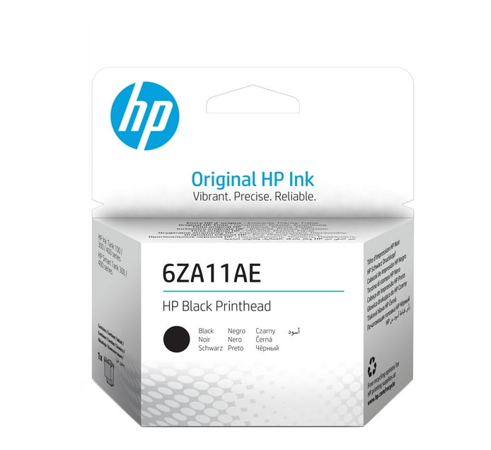 HP Black Ink Tank Printhead Makro