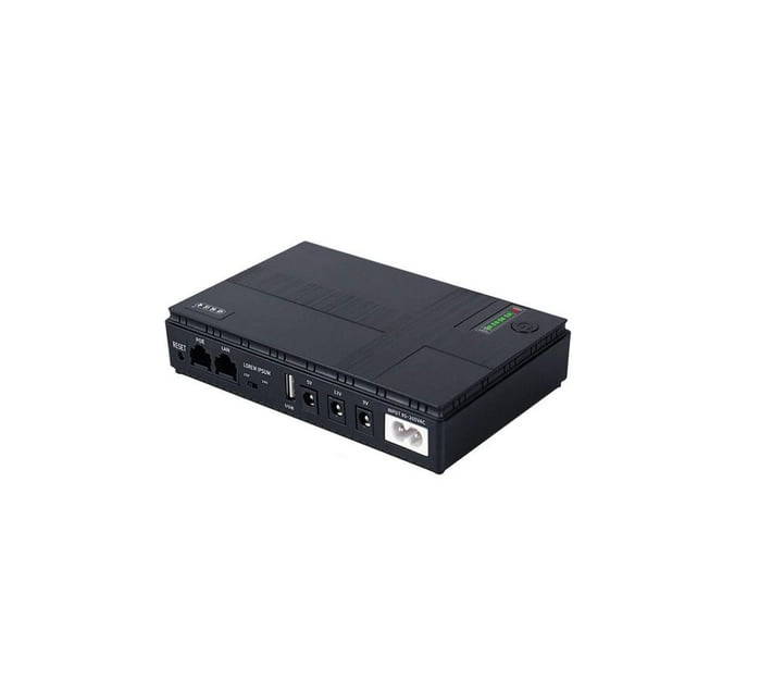 10400 mAh Mini UPS Router / ONT / CCTV Backup Power Supply Makro