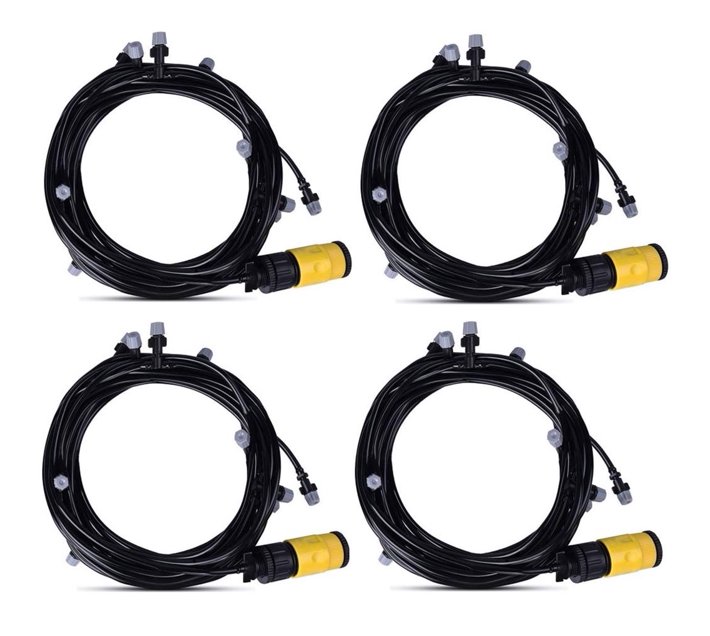 Professional Patio Mist Cooling Kit 4 Pack Makro