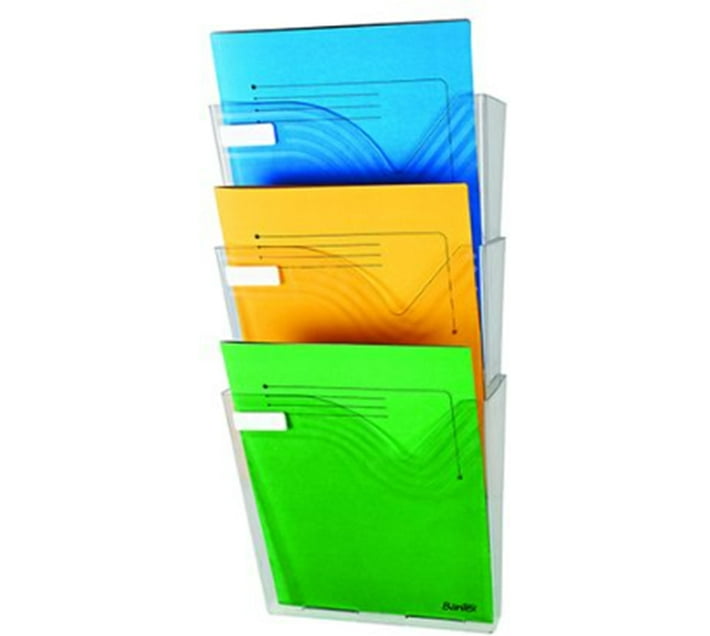 BANTEX plastic 3 Pocket wall organiser Makro