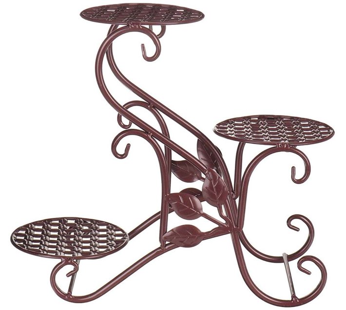 The Good Sport Home Garden Decor Pot Plant Stand 3 Tier 64cm Brown