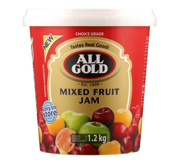 All Gold Jam Smooth Mixed Fruit (1 x 1.2kg) | Makro