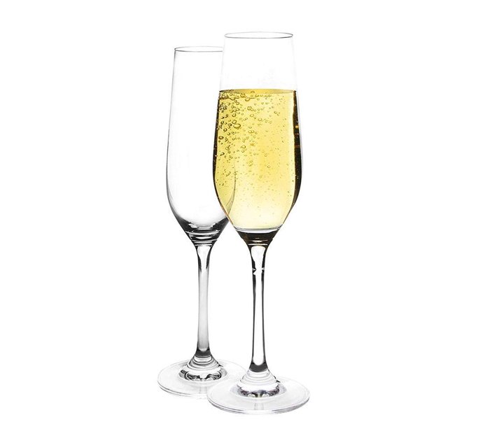 Someone’s in a Makro Crystal Champagne Drinking Glasses 260ml 2