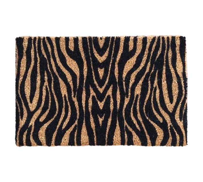 Someone’s in a Makro Matnifique Coir Doormat Zebra Pattern 700 x 400