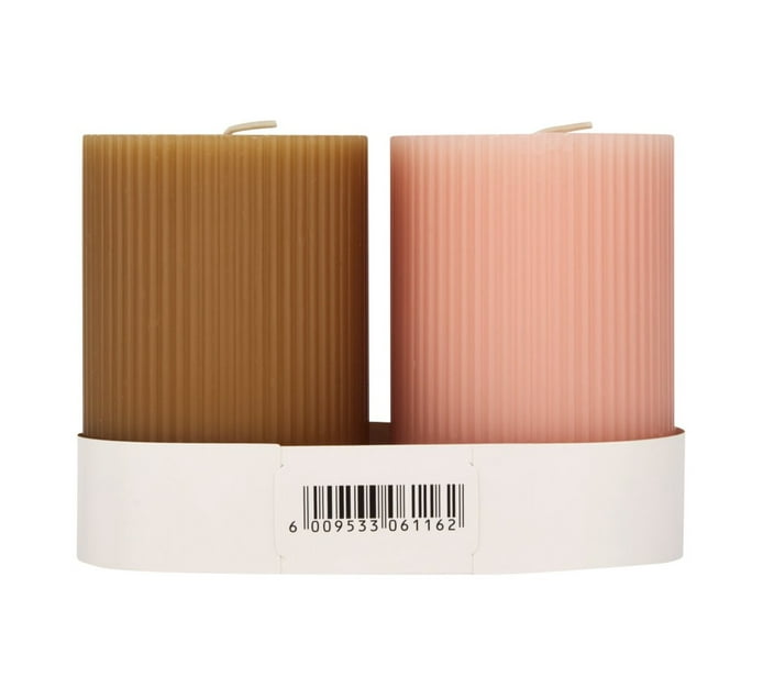 Someone’s in a Makro 2 Pack Ribbed Candles Mood