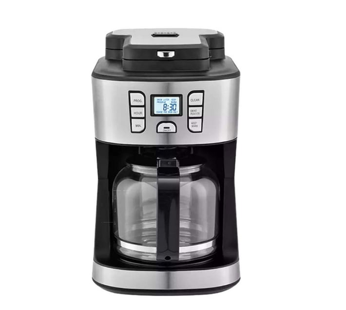 2 in 1 Filter Coffee MakerUse Ground coffee or BeansIntegrated Grinder Makro