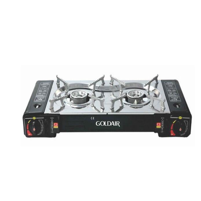 Someone’s In A Makro Goldair 2 Burner Portable Camping Gas Stove Mood