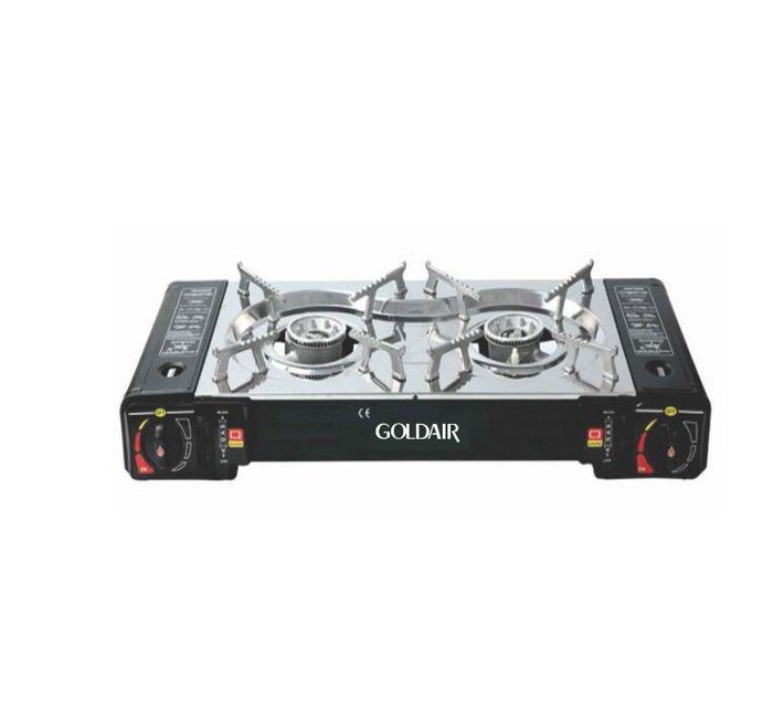 Someone’s in a Makro Goldair 2 Burner Portable Camping Gas Stove Mood