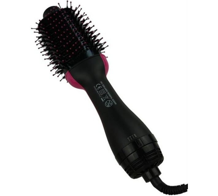 LZZO 2200w Volumiser Hot Airbrush Hair Dryer (2200 W, Black) Makro