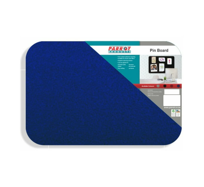 Someone’s in a Makro Parrot 450 x 350 mm No Frame Pin Board Royal Blue Mood