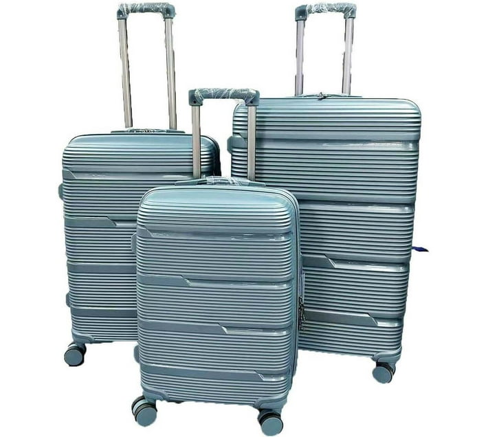 Best Deal Luggage Luggage Set Cabin & Checkin Set 4 Wheels 28 inch