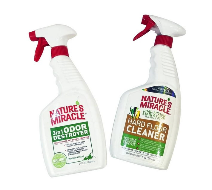 Nature's miracle dual action hard clearance floors