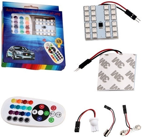 Striscia Luminosa EL Per Interni Auto Sarachen INION - 12V, 1 Metro, Blu - Illuminazione Abitacolo Flessibile - 3