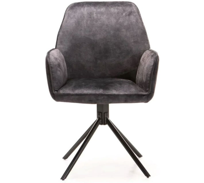 VIVIDITTO Metal Dining Chair (Set of 1, Finish Colour DINNY DELUXE