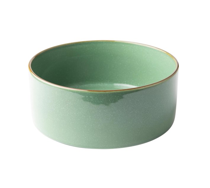 Flat Stackable Green Salad Bowl Makro