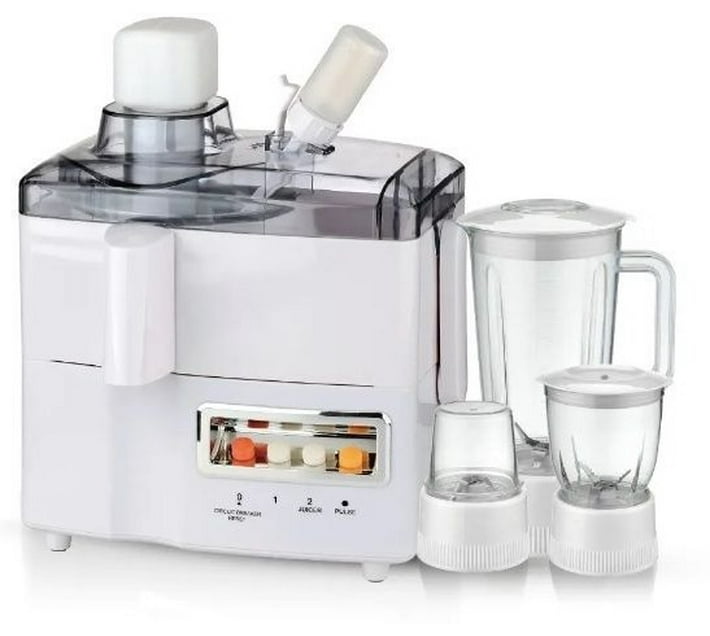 SA TRADE 4 In 1 Juice Extractor 400 W Food Processor White Makro