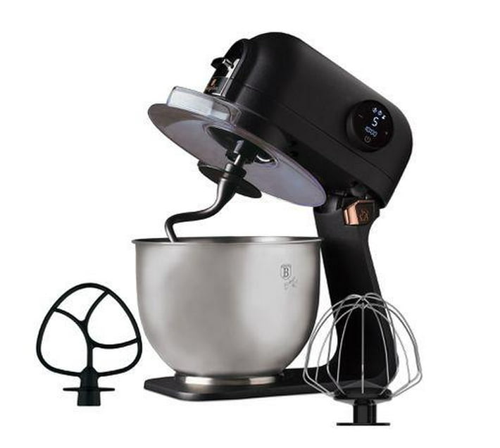 Berlinger Haus 1200w Cast Aluminum Kitchen Machine Stand Mixer Black