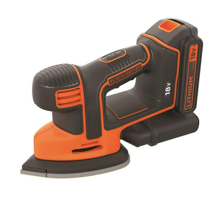 Someone’s in a Makro BLACK & DECKER 18v mouse sander 400ma carton I