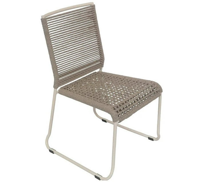 Abruzzo Aluminium Outdoor Chair Orzo Metal Patio Dining Chair Makro