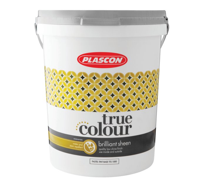 Someone’s in a Makro Plascon 20 l True Colour Brilliant Sheen Mood