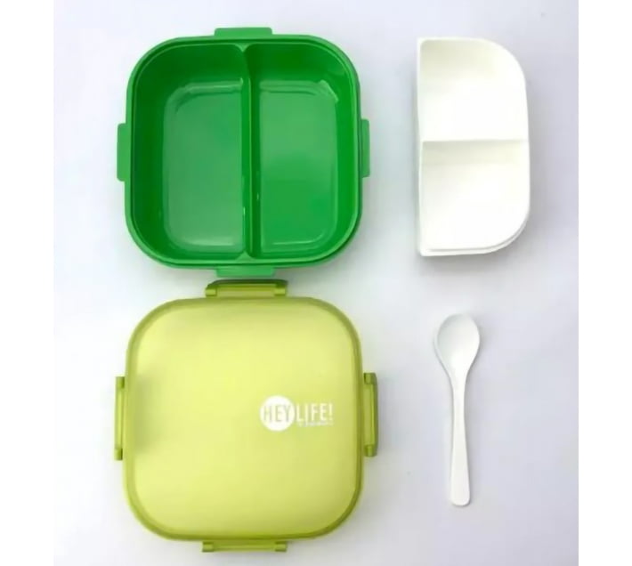 HEY LIFE Square Lunch Box 1 Containers Lunch Box (350 ml) | Makro