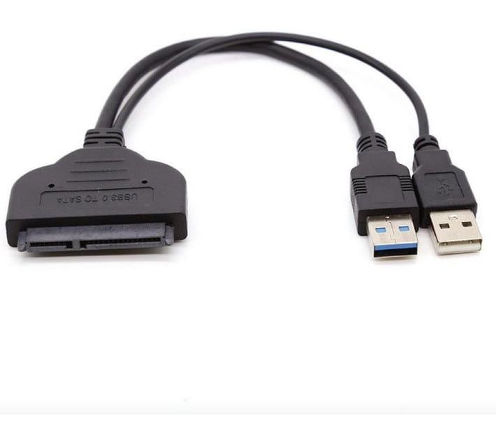 DW Dual USB SATA Cable SATA to USB Cable Hard Drive Converter