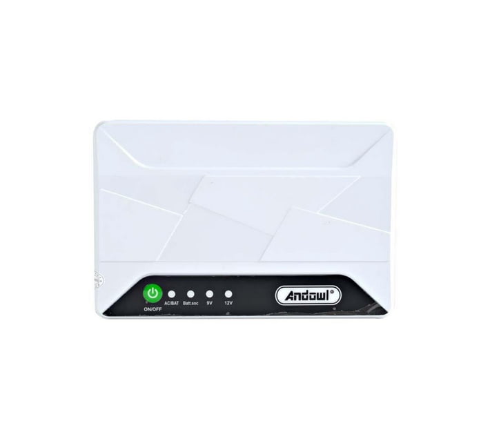 Andowl 10000mAh Mini DC UPS White Q-UP700 | Makro