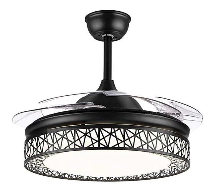 Someone’s in a Makro Black BirdNest Style Retractable Ceiling Fan