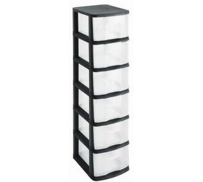 Addis 6 Compartments Plastic Desktop Makro