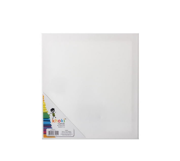 Khoki - Paint Canvas - Wooden Mount - 30Cm X 30Cm X 1Cm - 4 Pack | Makro